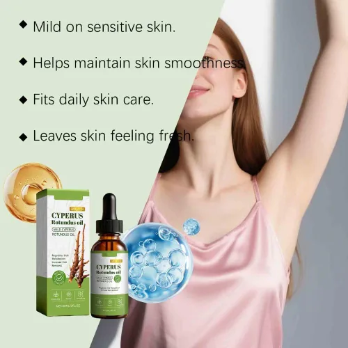 Vista 7 de 3PCS Cyperus Rotundus Hair Removal Care Oil Body Moisturizing Nourishing Hair Removal Care Oil 60ml