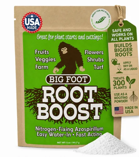 Vista 17 de Big Foot Polvo soluble en agua probiótico para plantas establecidas y trasplantes – Cultiva el tamaño de la raíz, aumenta el nitrógeno, cultiva