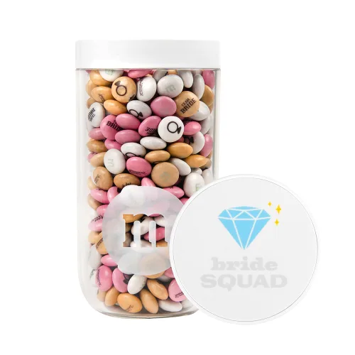 Vista 27 de M&M'S - Caramelo de chocolate con leche para boda y compromiso, botella
