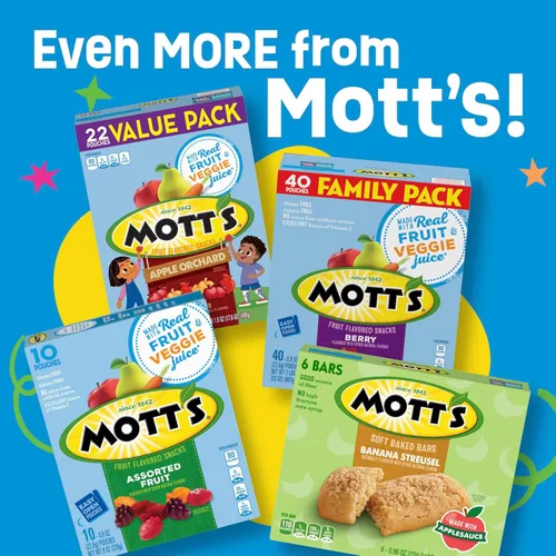Vista 9 de Mott's Berry Family Pack, 0.8 onzas, 40