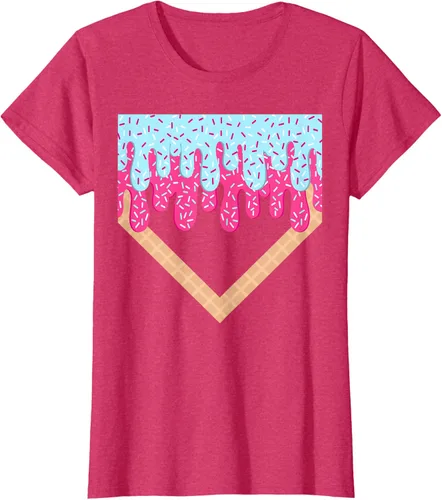 Vista 12 de Baseball Drip Boys Home Plate Ice Cream Sport Players & Fans Camiseta