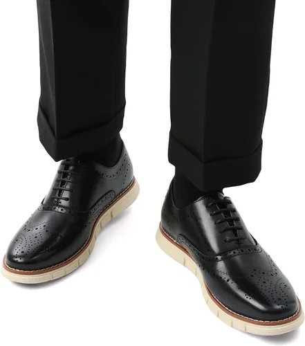 Vista 6 de Bruno Marc - Tenis de vestir para hombre, calzado formal estilo Oxford
