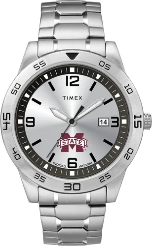 Vista 10 de Timex Tribute Reloj de cuarzo para hombre Citation de 42 mm con correa de acero inoxidable