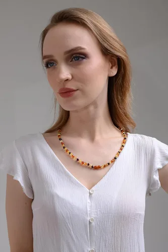 Vista 36 de Amber Necklace for Women - HandMade Baltic Jewelry for Adult - 18 inch - 100% Genuine