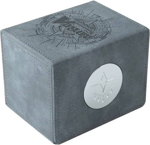 Vista 9 de Gamegenic Cardfight!! Vanguard Nation's Vault Caja de cubierta premium Capacidad para hasta 50 tarjetas de doble manga Cajón adicional