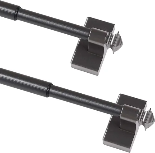 Vista 8 de Barras de cortina magnéticas para puertas de metal, barras de cortina ajustables multiusos para ventanas pequeñas, cafeterías y lugares de acero