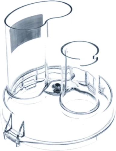 Vista 2 de 112206S Procesador de Alimentos Tapa Transparente Tazón 2.5 Cuarto Compatible con Robot Coupe R100 R101