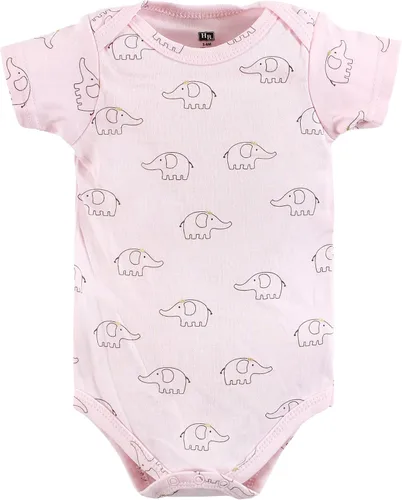 Vista 184 de Hudson Baby baby-girls Cotton Bodysuits 3-pack