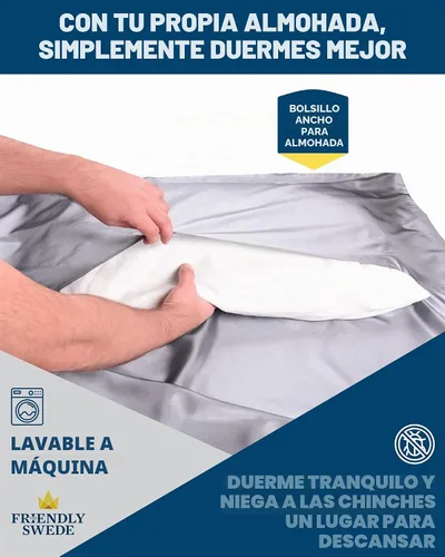 Vista 4 de The Friendly Swede Sleeping Bag Liner - Cold Weather Microfiber or Ultralight Polyester Adult Sleep Sack in 3 Sizes- for Hotel and Camping Sheets