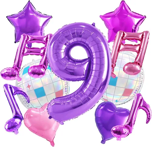 Vista 11 de TONIFUL Globo de aluminio negro de 40 pulgadas con el número 0, decoraciones de cumpleaños negro (Bk-black)