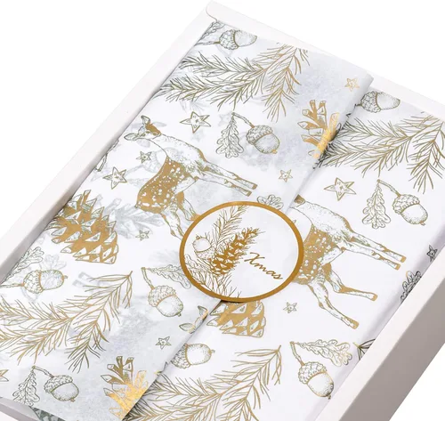 Vista 8 de LeZakaa 60 hojas de papel de seda para baby shower con 30 calcomanías de regalo, papel de seda para bebé niño niña a granel, diseño de arcoíris