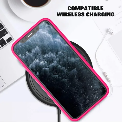 Vista 6 de ZUSLAB Funda compatible con Apple iPhone 11 Pro Max Phone Funda protectora de goma de gel de silicona, delgada y rígida a prueba de golpes, funda