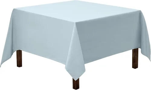Vista 14 de Gee Di Moda Mantel cuadrado de 52 x 52 pulgadas, color verde manzana, de poliéster lavable, resistente, para mesas cuadradas o redondas pequeñas