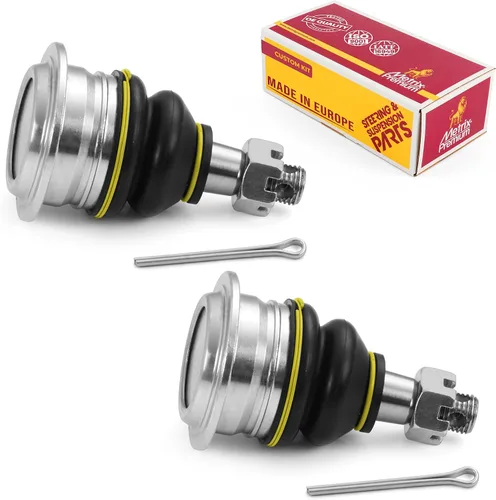 Vista 170 de Metrix - 2 juntas de rótula superior delantera K3134T para Dodge Ram 1500 4WD 94-01, Ram 2500 4WD 94-99, Jeep Cherokee 84-01, Wrangler 97-17