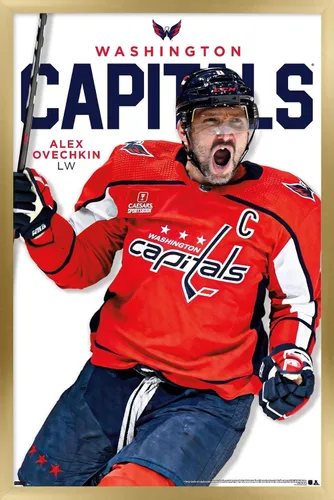 Vista 17 de Trends International NHL Washington Capitals - Póster de pared de la serie 23 de Alexander Ovechkin, 22.4 pulgadas de largo x 14.7 W, versión