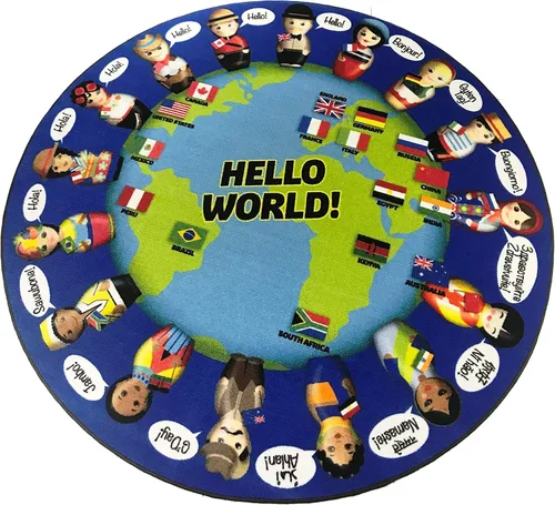 Vista 20 de KidCarpet.com Friends - Alfombra circular completa, redonda de 6 pies Amigos
