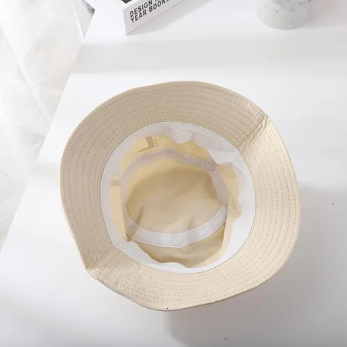 Vista 3 de Sombrero plegable con diseño de jirafa para niños y niñas de 1 a 4 años Beige