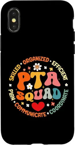 Vista 4 de iPhone 15 Parents Teacher Association Team Supporter PTA Squad Case