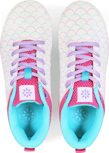 Vista 4 de RIP-IT Tacos de sóftbol para niñas Blanco, rosa y morado Equipo deportivo juvenil