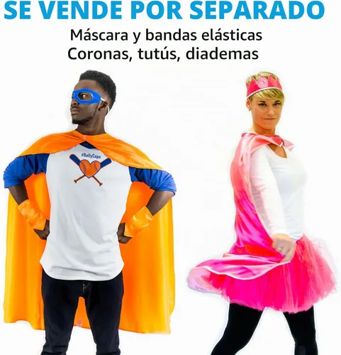 Vista 4 de Everfan Capa de superhéroe para adultos, capas de superhéroe para adultos, capa de satén para disfraz Negro