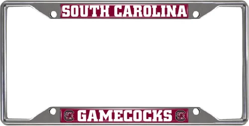 Vista 13 de FANMATS NCAA - Marco de matrícula de metal cromado unisex para adultos