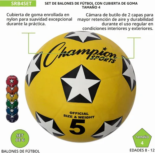 Vista 5 de Champion Sports Cubierta de goma