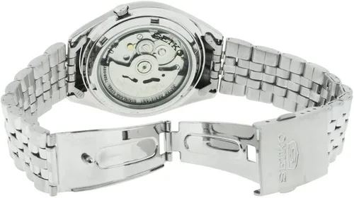 Vista 2 de SEIKO SNKL17 - Reloj analógico de acero inoxidable con esfera plateada para hombre PlateadoAcero Relojes de moda