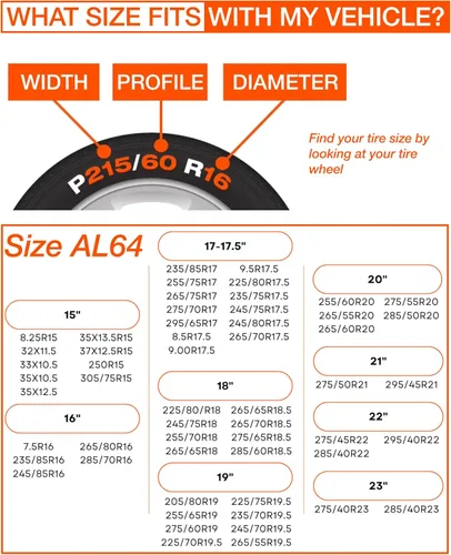 Vista 4 de Cadena alternativa para neumático AutoSock AL64 Size-AL64