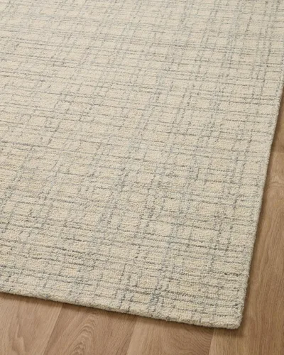 Vista 8 de Loloi Chris Loves Julia Polly Collection POL-03 - Alfombra de acento rectangular de 2 pies 3 pulgadas x 3 pies 9 pulgadas, color añejo/niebla