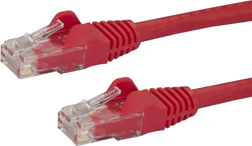 Vista 51 de StarTech Cable Ethernet CAT6 de 6 pulgadas – Cable Ethernet CAT 6 Gigabit amarillo -650 MHz 100 W PoE RJ45 UTP Network/Patch Cord Snagless w/Strain