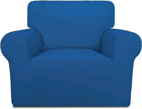 Vista 133 de PureFit Funda súper elástica para sofá reclinable con bolsillo, funda de sofá suave y antideslizante de elastano, lavable, protector de muebles
