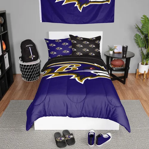 Vista 9 de FOCO Unisex-Adult NFL Team Logo Bed in a Bag Comforter Bedding 3-Piece Set
