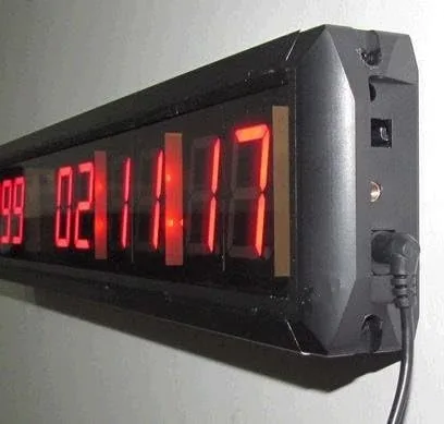 Vista 4 de Reloj rojo grande de la cuenta regresiva del día de la pared LED Digital 1,8" Hih Chatracter
