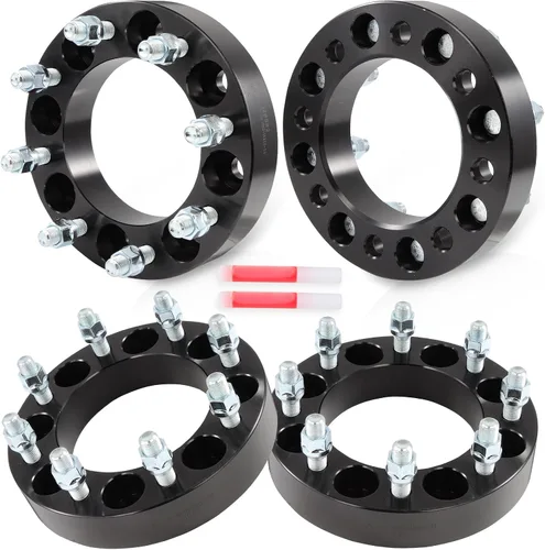 Vista 20 de SCITOO 4 espaciadores de rueda de 1 pulgada, 4 lengüetas de 0.157 x 3.937 in a 0.157 x 3.937 in, pernos de 0.472 x 0.059 in, compatibles
