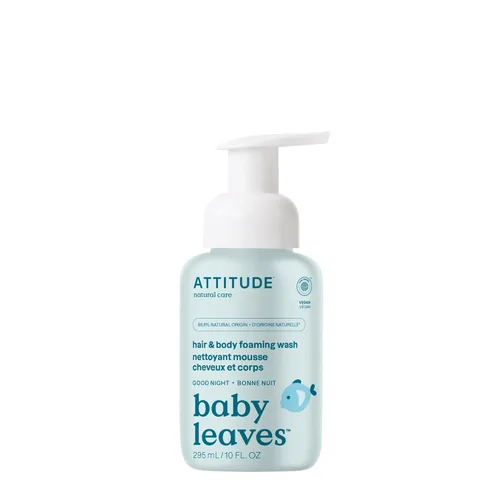 Vista 8 de ATTITUDE Lavado Espumoso 2 en 1 para Cabello y Cuerpo de Bebé, Champú Jabón Verificado por EWG, Dermatológicamente Probado, Hecho con Ingredientes