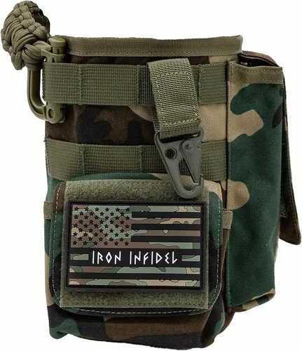 Vista 15 de Iron InfideI Battle Bottle Sleeve - Funda para botella de 64 oz y 32 oz, solo para botella de agua de acero de medio galón de 1L Cubierta