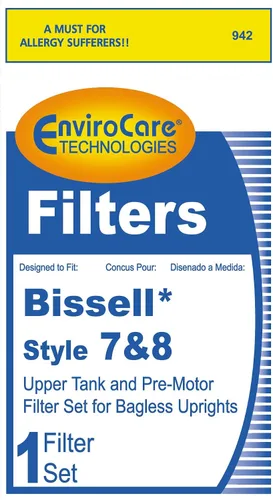 Vista 2 de EnviroCare Filtro de aspirador de espuma de repuesto premium para premotor hecho para adaptarse a Bissell Style 7/8/14, 1 filtro de tanque superior