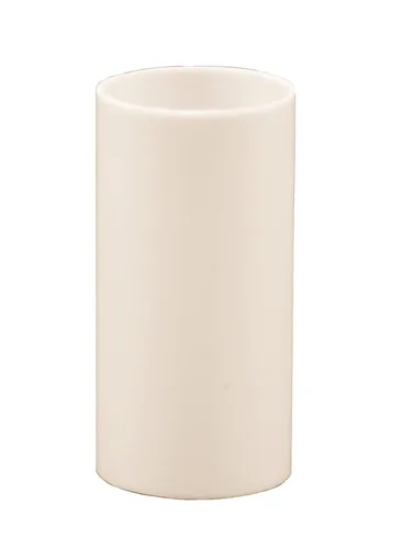 Vista 3 de Creative Hobbies Fundas de plástico para velas de 1.75 pulgadas de alto, color crema, fundas para candelabros, fundas para candelabros E12, juego