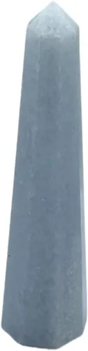 Vista 66 de WholesaleGemShop - Torre de obelisco de piedras preciosas de 3 pulgadas, faceta gigante, cristal de roca de Aura Rock Natural pulido Earth Wand