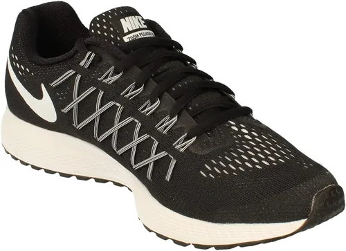 Vista 4 de Nike Air Zoom Pegasus 32 - Tenis de correr para mujer color negroblancoplatino puro