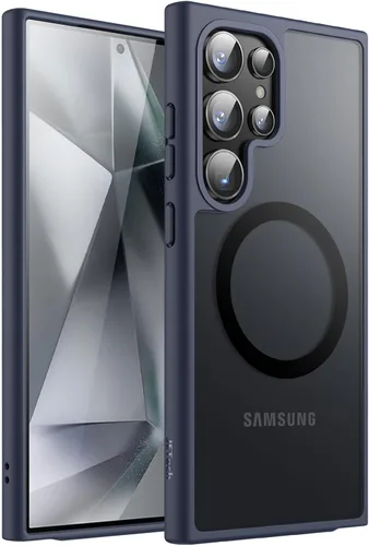 Vista 54 de JETech Estuche magnético para Samsung Galaxy S24 5G, compatible con MagSafe, funda protectora para teléfono con parte trasera translúcida y mate a