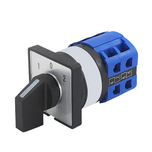 Vista 5 de Interruptor selector de cambio universal, interruptor de transferencia de energía, 3 posiciones 8 terminales, LW26-63/2 220V 20A Motor, Generadores
