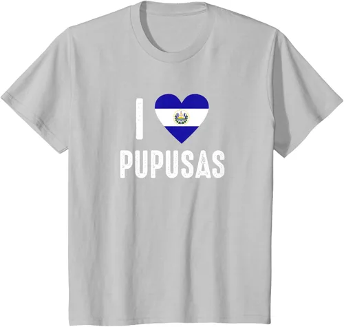 Vista 67 de Camiseta I Love Pupusa from El Salvador