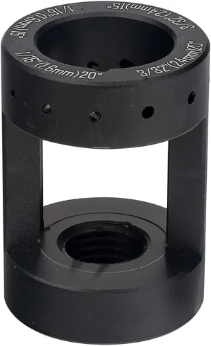 Vista 2 de 3mirrors - Afilador de electrodos de tungsteno de aluminio con cabezal de herramienta de soldadura TIG, ranura de corte multiángulo