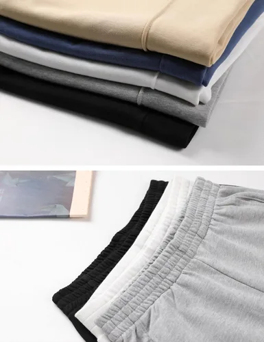 Vista 4 de Faleave Pantalones estilo palazzo casuales para mujer, cintura alta, holgados, pierna ancha, pantalones con bolsillos