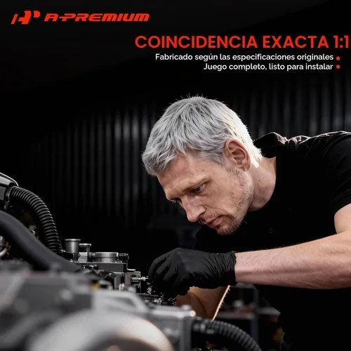 Vista 7 de A-Premium Conjunto de manguera de línea de descarga de A/C compatible
