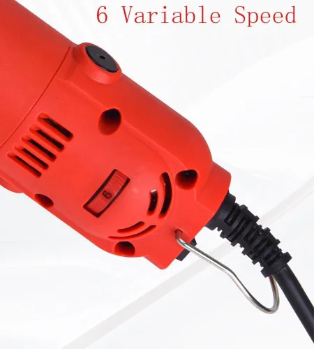 Vista 7 de Amoladora Eléctrica de Troquel de 350W Lijadora Pulidora Herramienta de Amolado para Amolado de Contorno, Corte, Grabado, Pulido, Fresado, 6