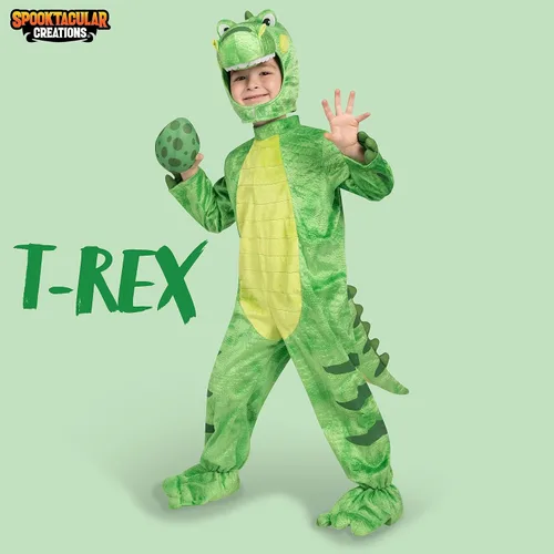 Vista 2 de Spooktacular Creations Disfraz de T-Rex infantil de Halloween