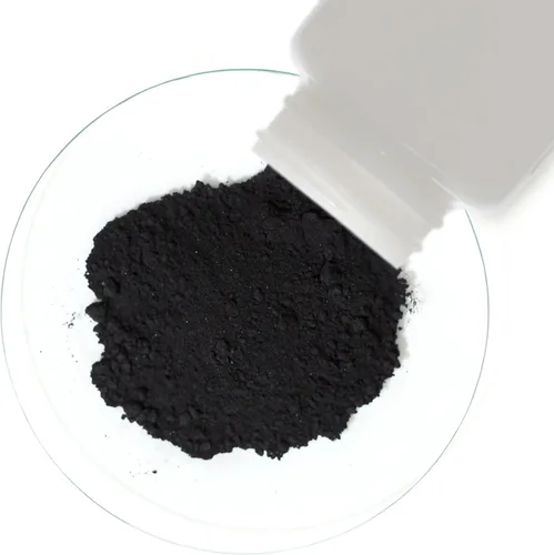 Vista 4 de Óxido de hierro negro [Fe3O4] 99% ACS grado polvo 2 libras en dos botellas ahorradoras de espacio