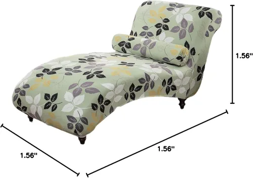 Vista 10 de Funda para tumbona sin brazos, funda elástica estampada para sofá reclinable, fundas elásticas para tumbonas para sala de estar, dormitorio, 01